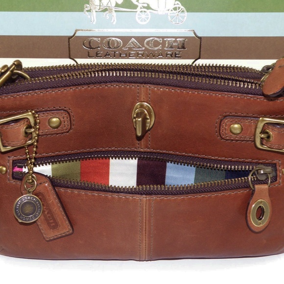 NEW COACH LEGACY BRIDGIT WHISKY BROWN SHOULDER BAG 11622 RARE 65TH ANNIVERSARY - Picture 2 of 15